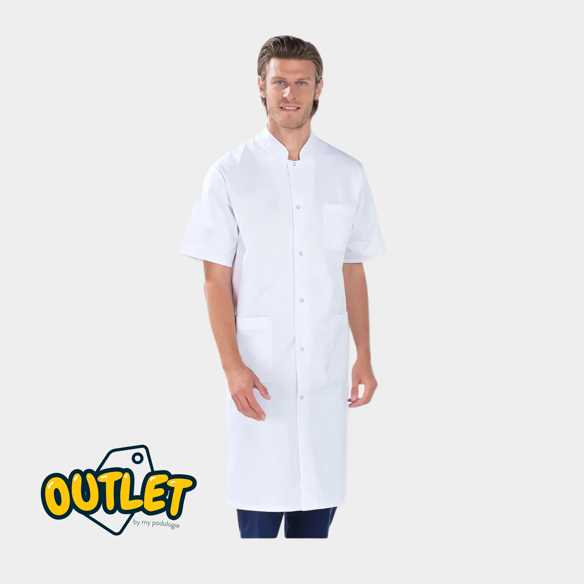 Blouse homme - Taille M - My Blouse // Fin de série My Podologie  Xavier - blanche