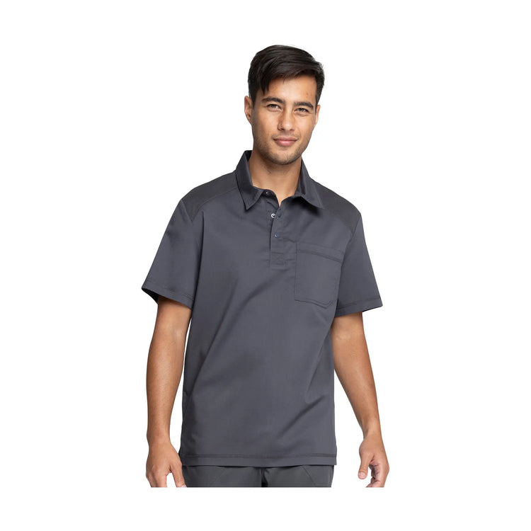 Boucau - Polo médical - 72 cm - Homme - Cherokee Cherokee Authentic Workwear  Anthracite-3XL