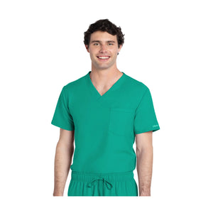 Capbreton - Tunique médicale - Col V - Unisexe - Cherokee Cherokee Authentic Workwear  Bleu Caraïbes / 3XL