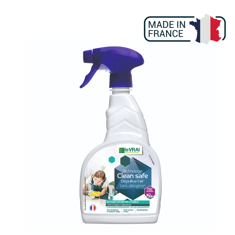 Clean Safe Nettoyant Capteur Prêt à l'emploi - Spray 750 mL - Le Vrai Professionnel - My Podologie