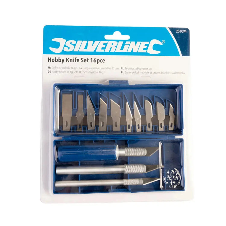 Coffret de scalpels - 16 pièces - Silverline Silverline 