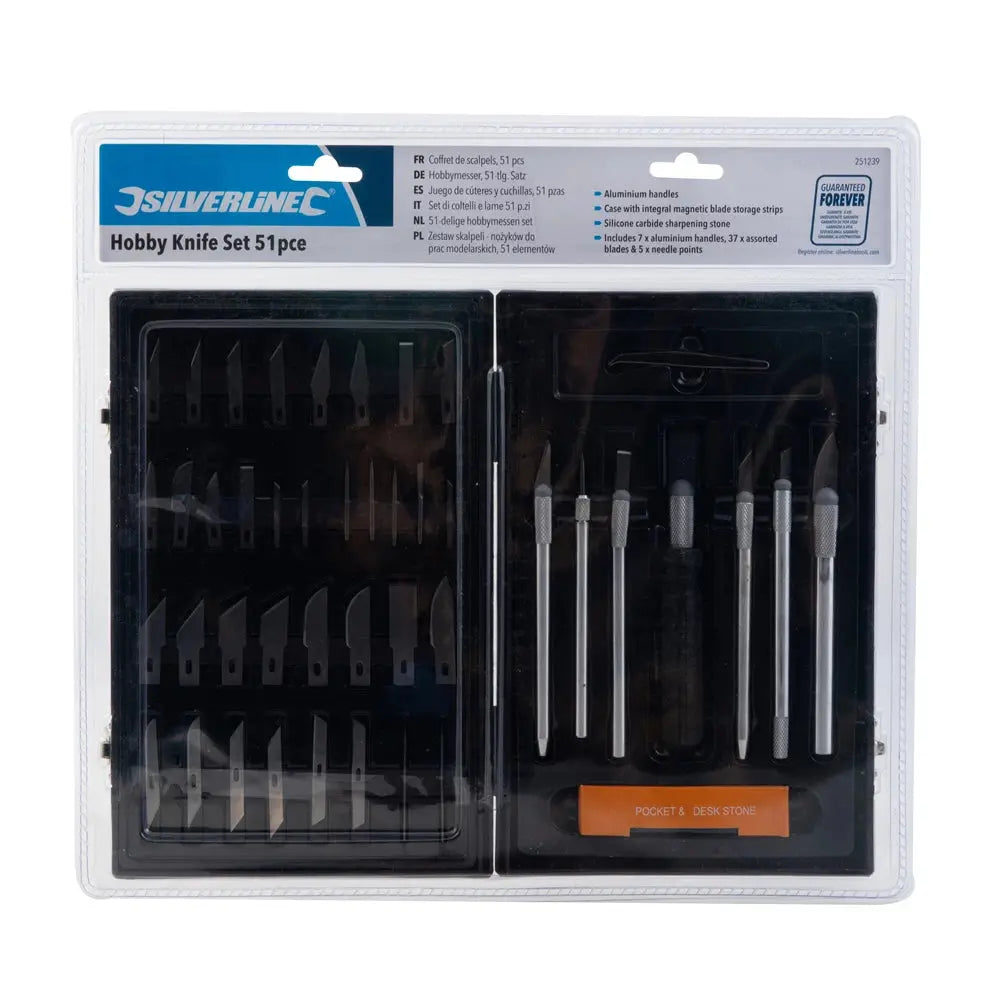 Coffret de scalpels - 51 pièces - Silverline Silverline 