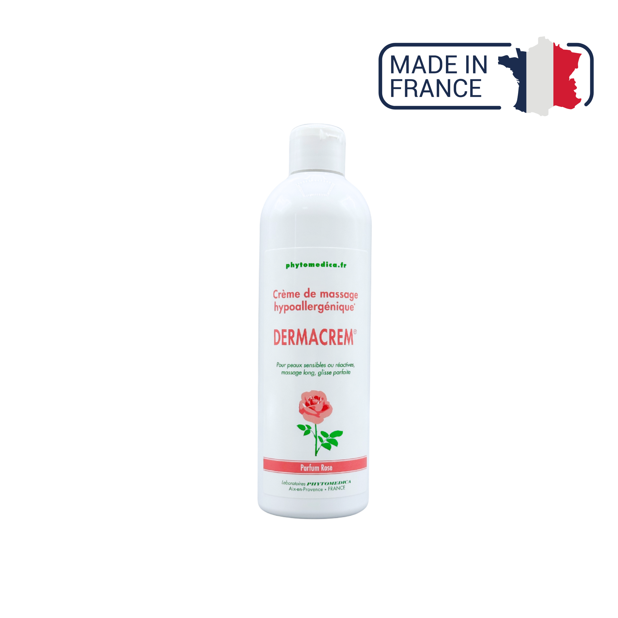 Dermacrem® - Crème de massage neutre hypoallergénique - Parfum Rose - Phytomedica Laboratoires Phytomedica 