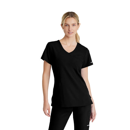 Edelweiss - Tunique col croisé - Femme - Skechers SKECHERS  Noir / XL