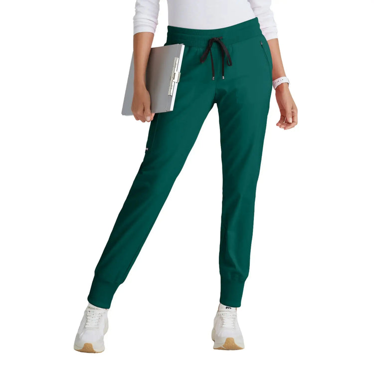 Eden - Drawstring Joggers - Women - Grey’s Anatomy Stretch Grey’s Anatomy  Hunter Green / XL