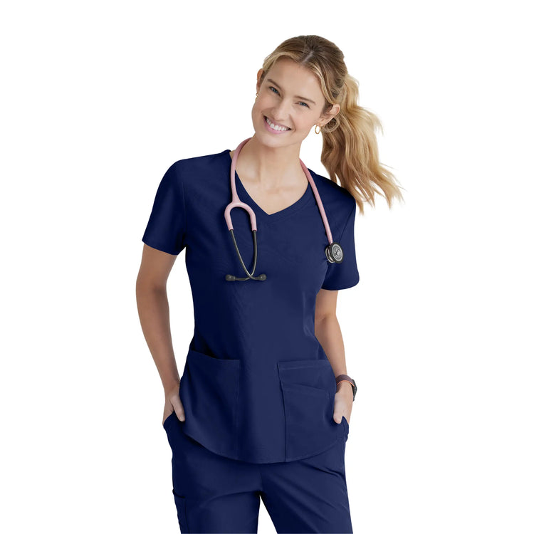 Elva - Tunique col V - Femme - Skechers SKECHERS  Bleu Marine / XL