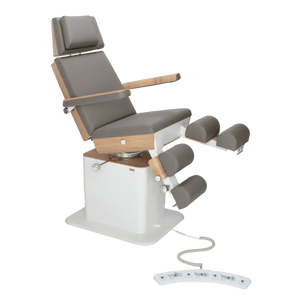 Fauteuil de pédicurie - MOON - Relevage électrique - Filaire - Ruck My Podologie  Pierre-5-moteurs-Chêne