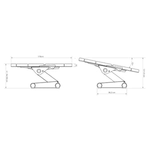 Fauteuil de pédicurie Électrique - 3 moteurs - 2 coloris - B-Light 503 - Weelko Naggura 