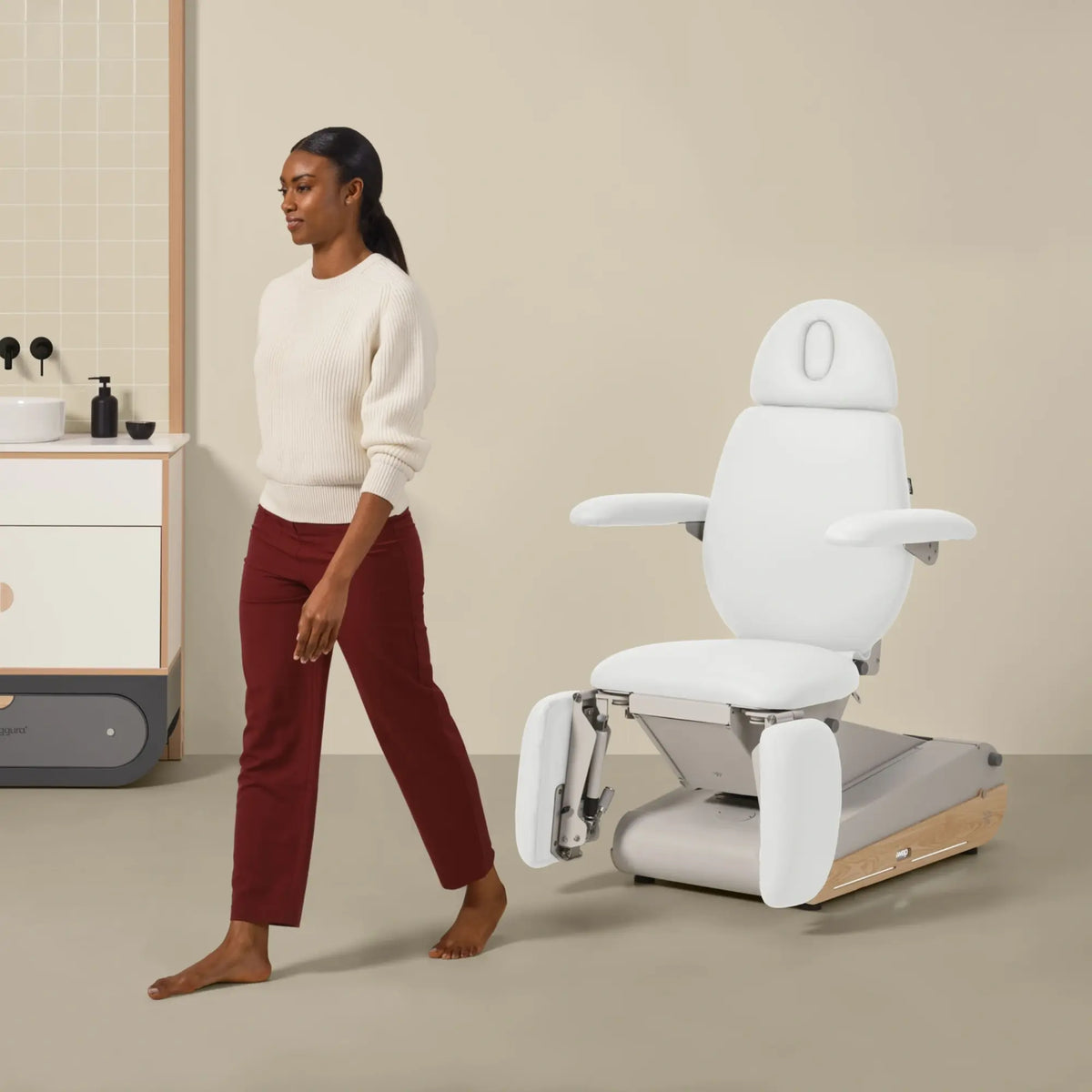 Fauteuil de pédicurie Électrique avec chauffage - 3 coloris - Swop P3 Up - Naggura Naggura 