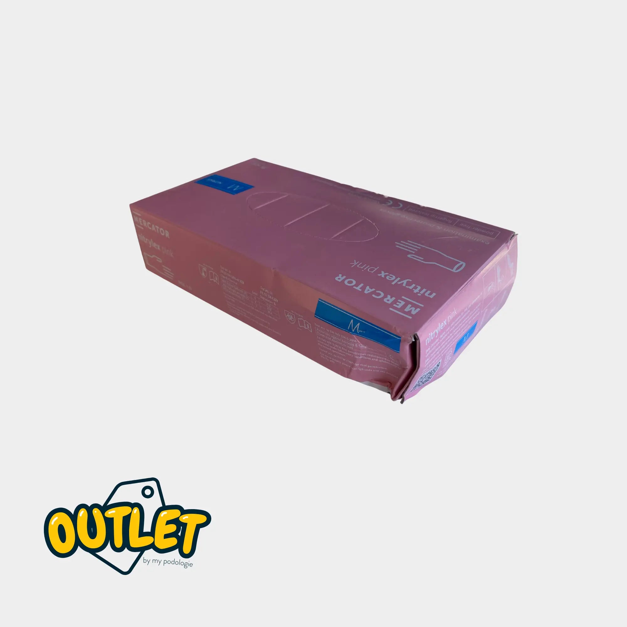 Gants d'examen - Nitrile Rose - Taille S - My Médical // Destockage Destockage 