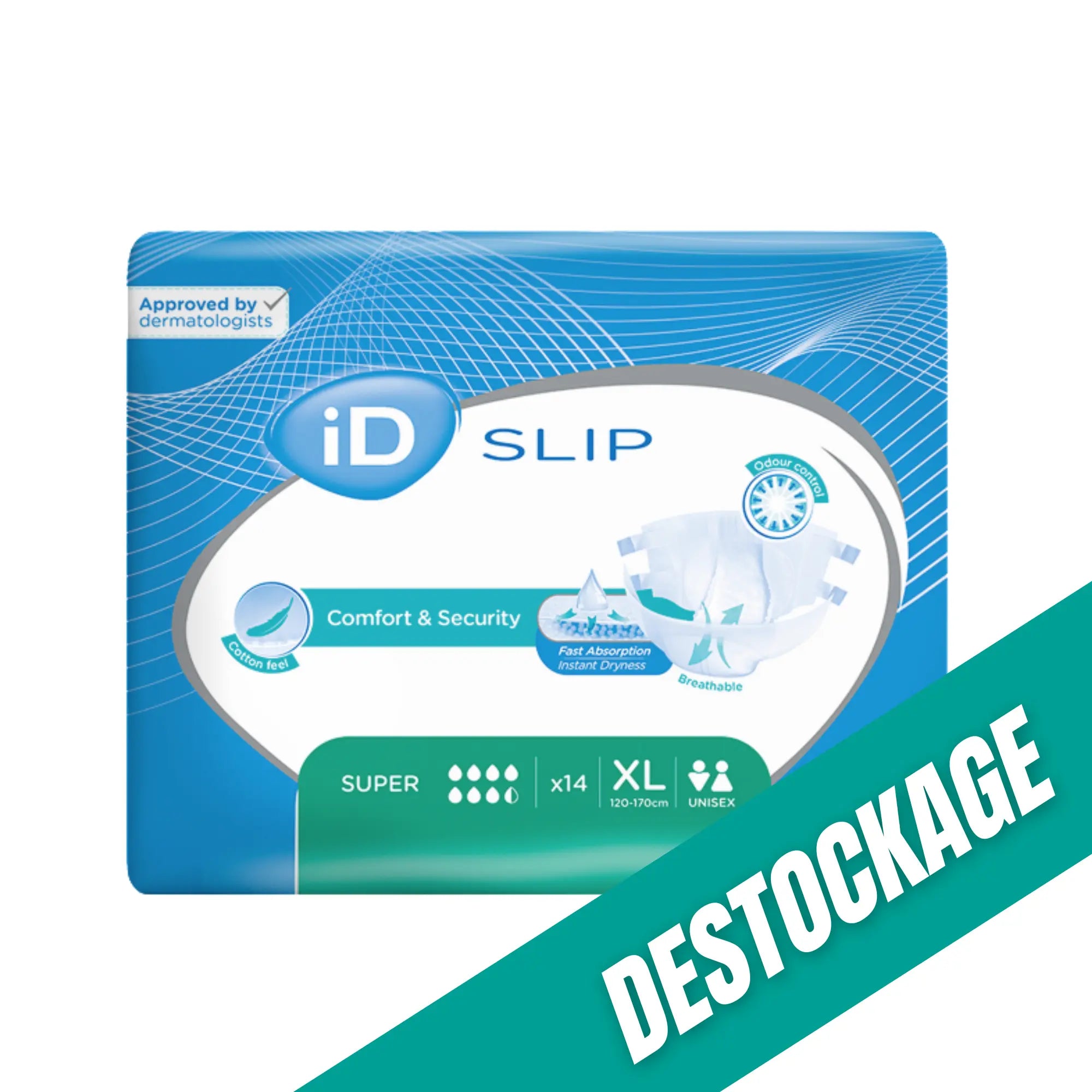 ID Slip - Couches adultes - Tailles & Absorptions Variées // Destockage - My Médical