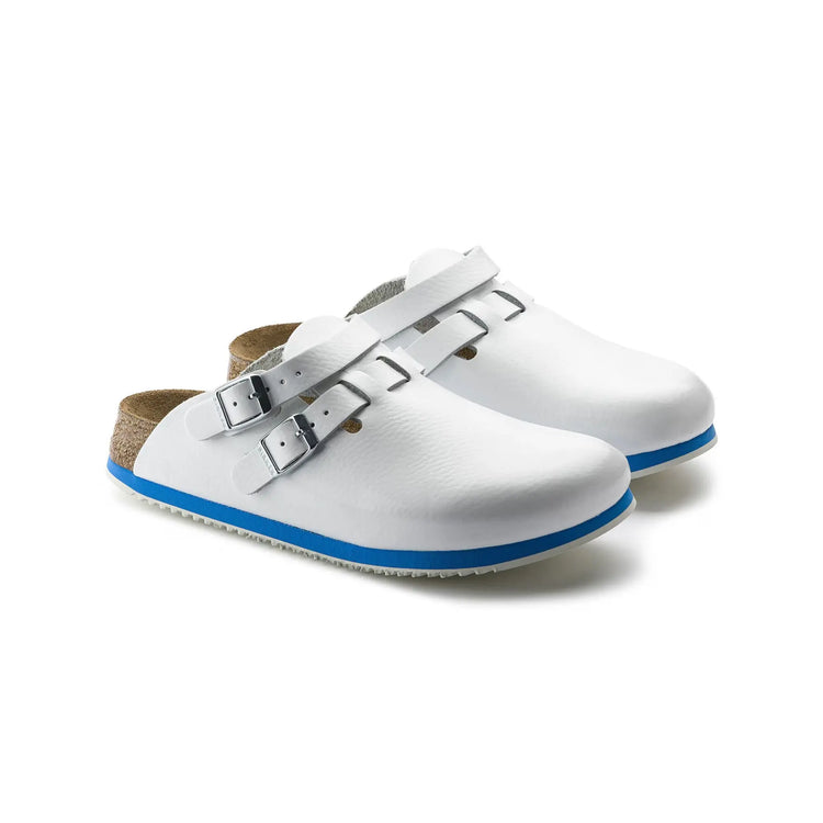 Kay SL - Sabot Cuir naturel - Birkenstock Birkenstock  Blanc-Étroite-38