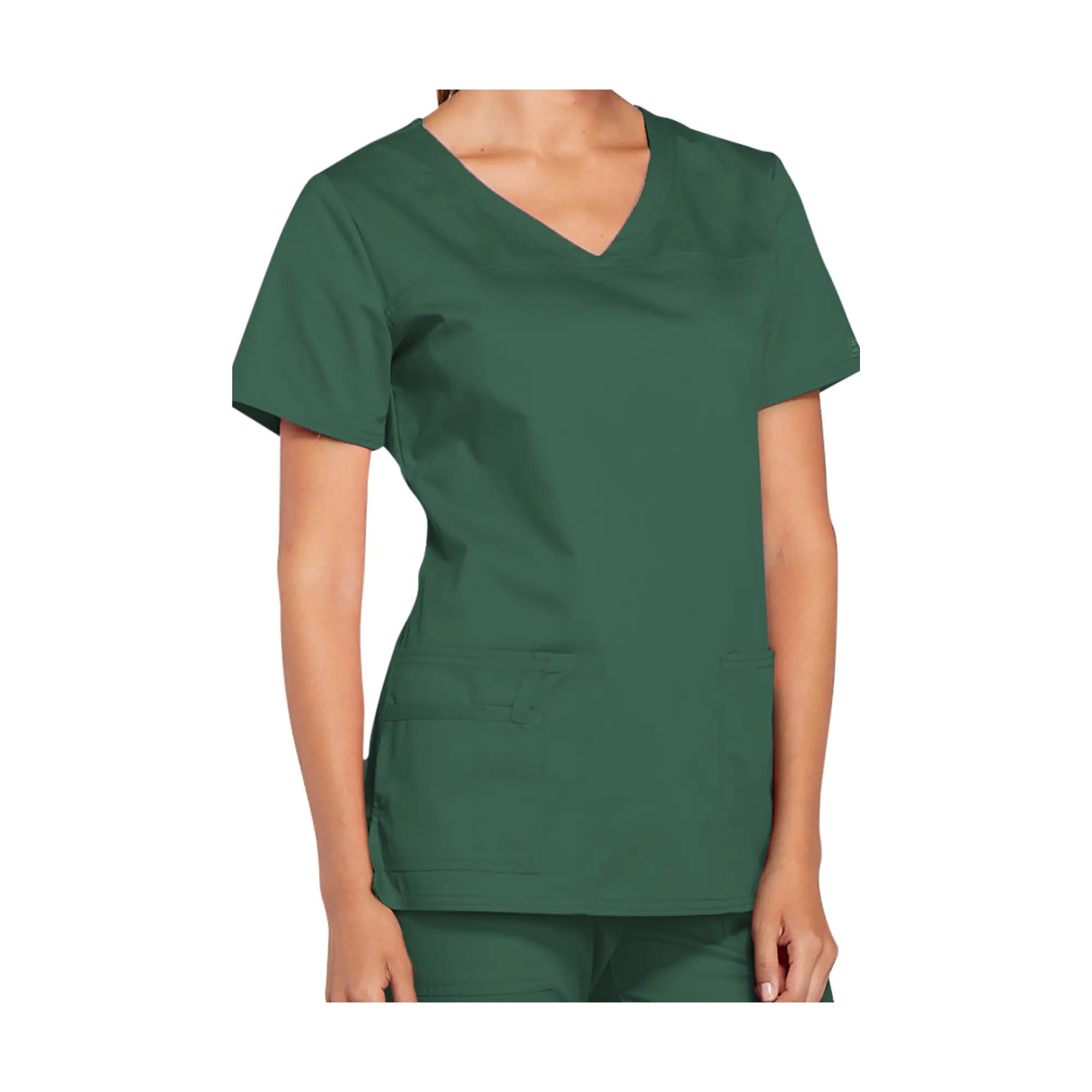 La Rochelle - Tunique col V - Femme - Cherokee Cherokee Authentic Workwear  Vert-Chasseur-3XL