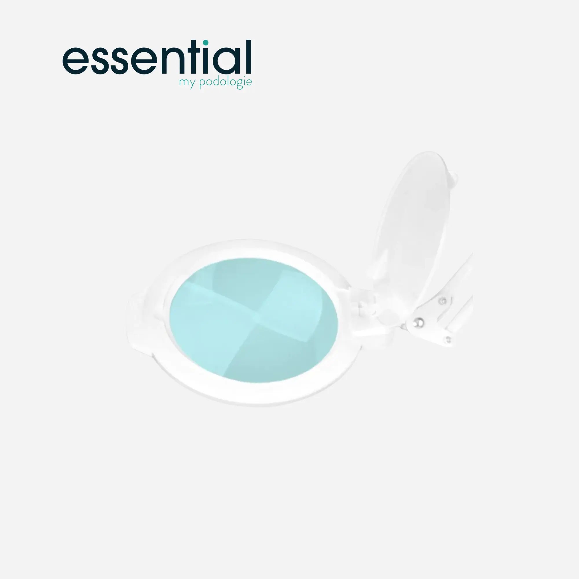 Lampe loupe articulée LED Moonlight 8013/6 avec trépied - Blanc ou Noir - Essential by My Podologie Essential 