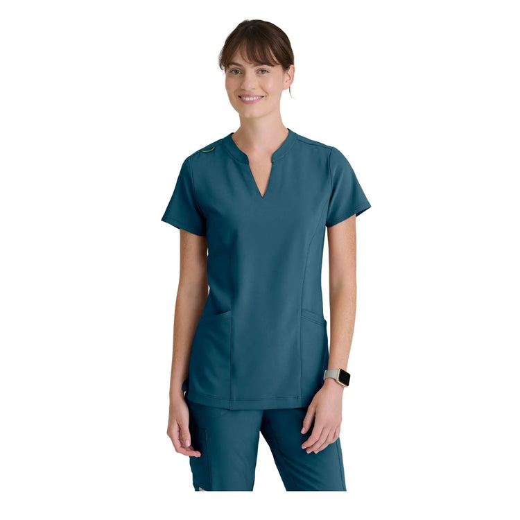 Louisa - Notched collar tunic - Women - Grey’s Anatomy Evolve Grey’s Anatomy 