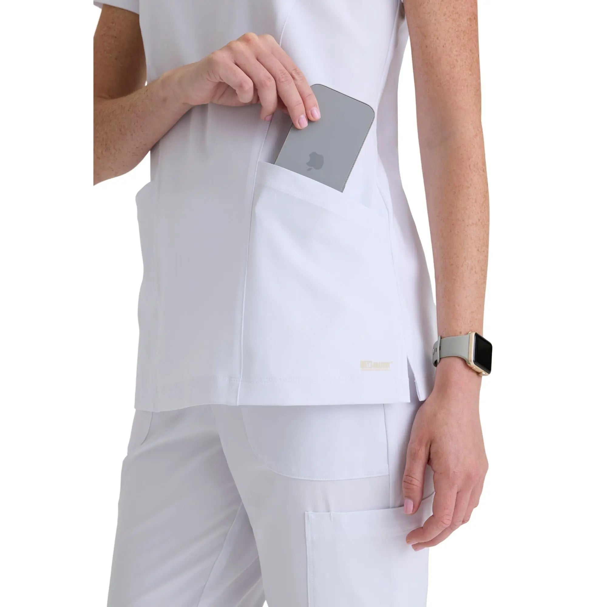 Louisa - Notched collar tunic - Women - Grey’s Anatomy Evolve Grey’s Anatomy 