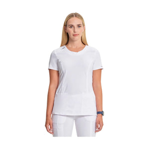 Lyon - Tunique à col rond - Femme - Cherokee Cherokee Medical Uniforms  Blanc-3XL