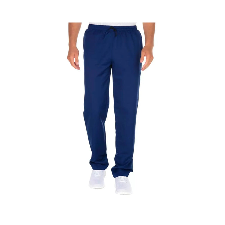 Madagascar - Pantalon - Mixte - Ceinture élastique - sans poche My Blouse  Bleu-Gendarme-T6-XXXL