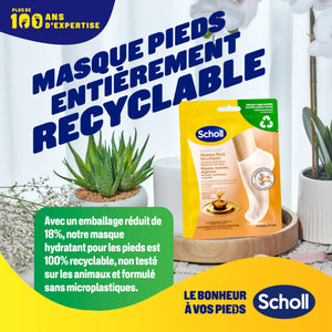Masque Pieds Nourrissant - Urée 3% - Miel de Manuka - Scholl Scholl 
