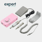 Kit micromoteur portable PODO38S - Rose - 30 000 tr/min - Avec pièce à main démontable