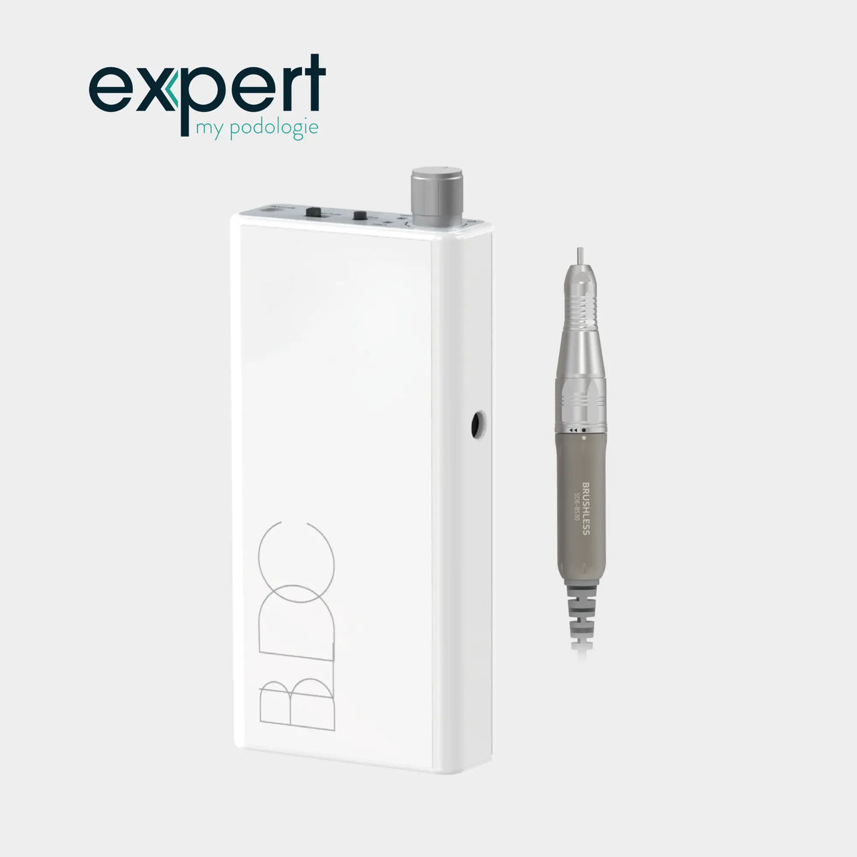 Mini Podo BLDC - Micromoteur portable - Blanc - 30 000 tr/min - Avec pièce à main démontable Expert 