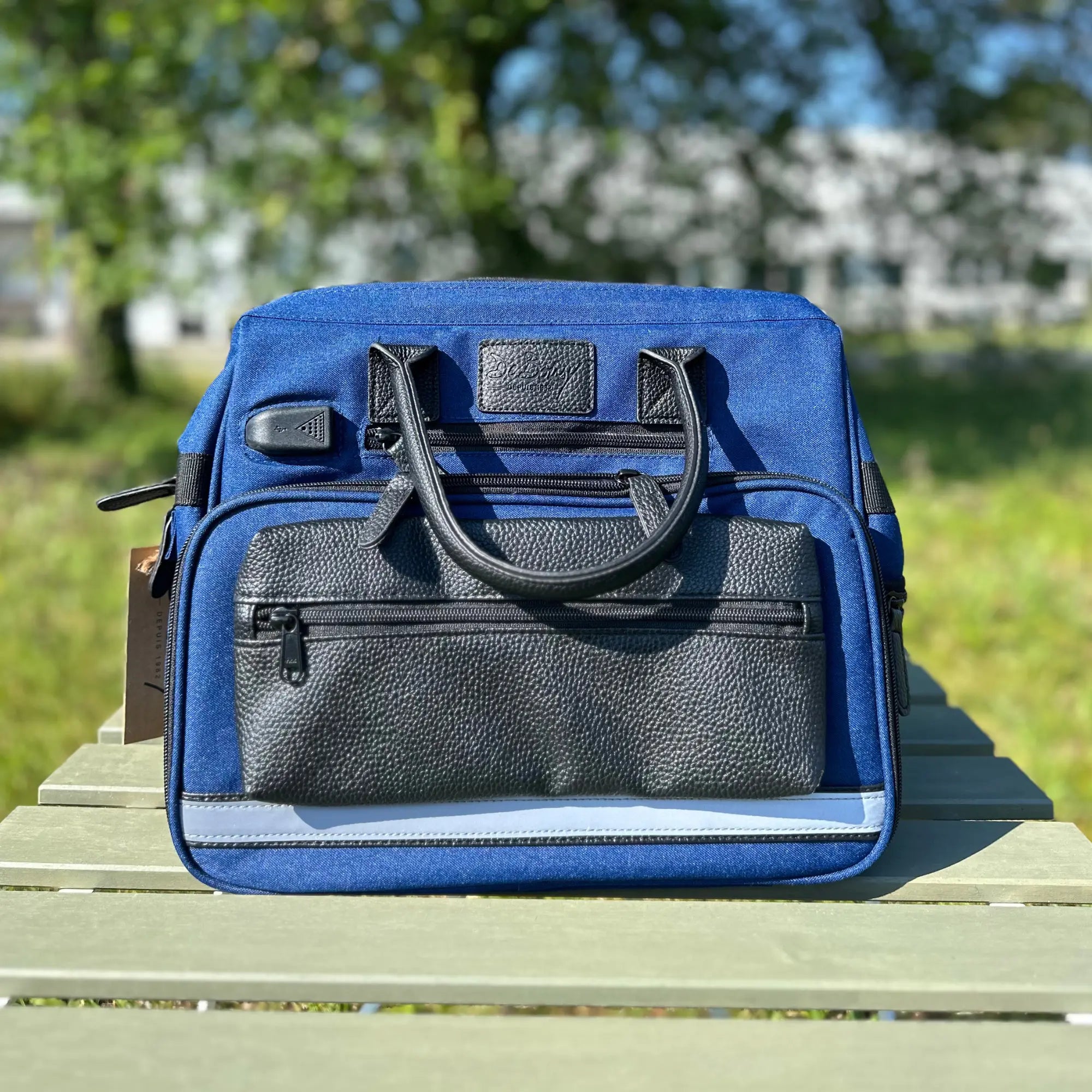 Mini Sac médical OUESSANT - Marine / Noir De Boissy 