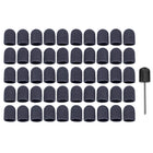 Pack - Round abrasive cap holder 7005 + 50 abrasive caps 0503 Coarse grain - 13 mm - Ruck
