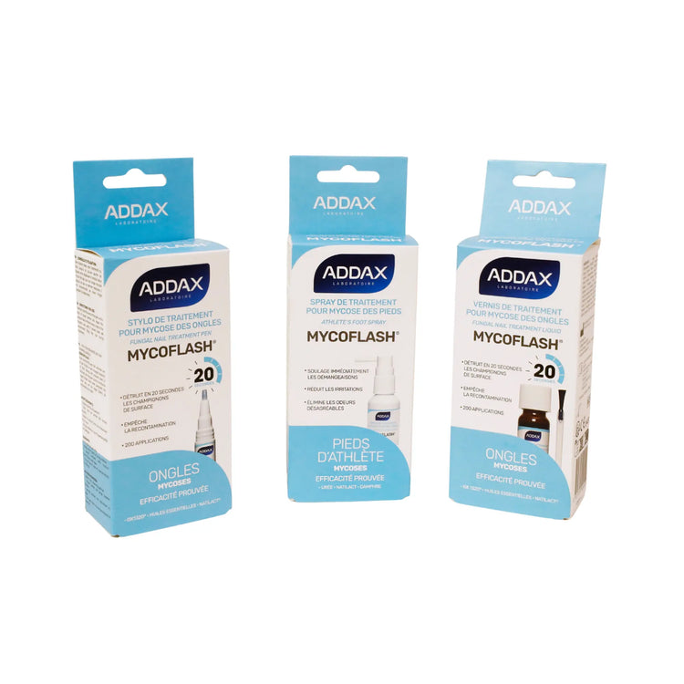 Pack Traitement Mycose - Vernis, Stylo et Spray - Laboratoire Addax Laboratoire Addax 