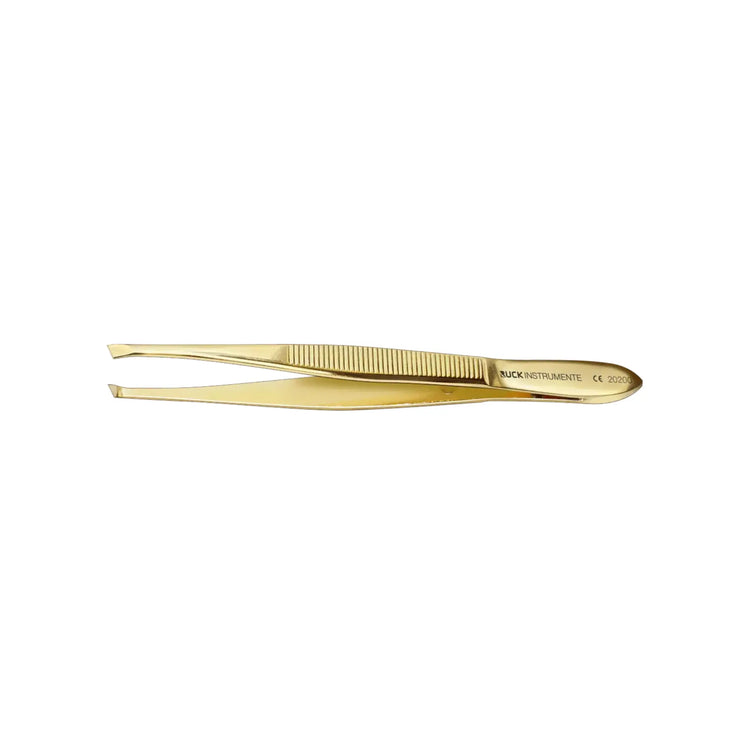 Pince à épiler dorée - Longueur : 9 cm - Tranchant : 2 mm - Ruck Ruck 