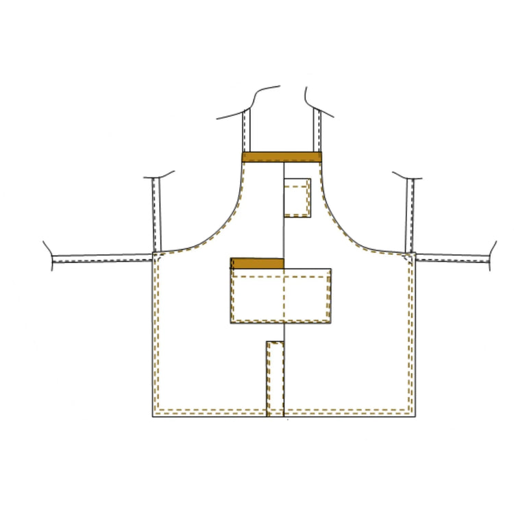 Pistache - Tablier - Sans manche - Mixte - 95 cm - Taille Unique My Podologie 