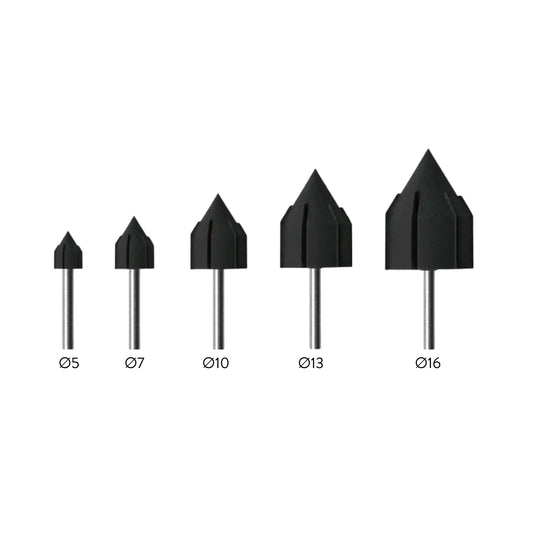 GT-PODO Pointed Abrasive Cap Holder - Ø 5mm / 16mm - Lukas Podological Lukas Podological  5-mm
