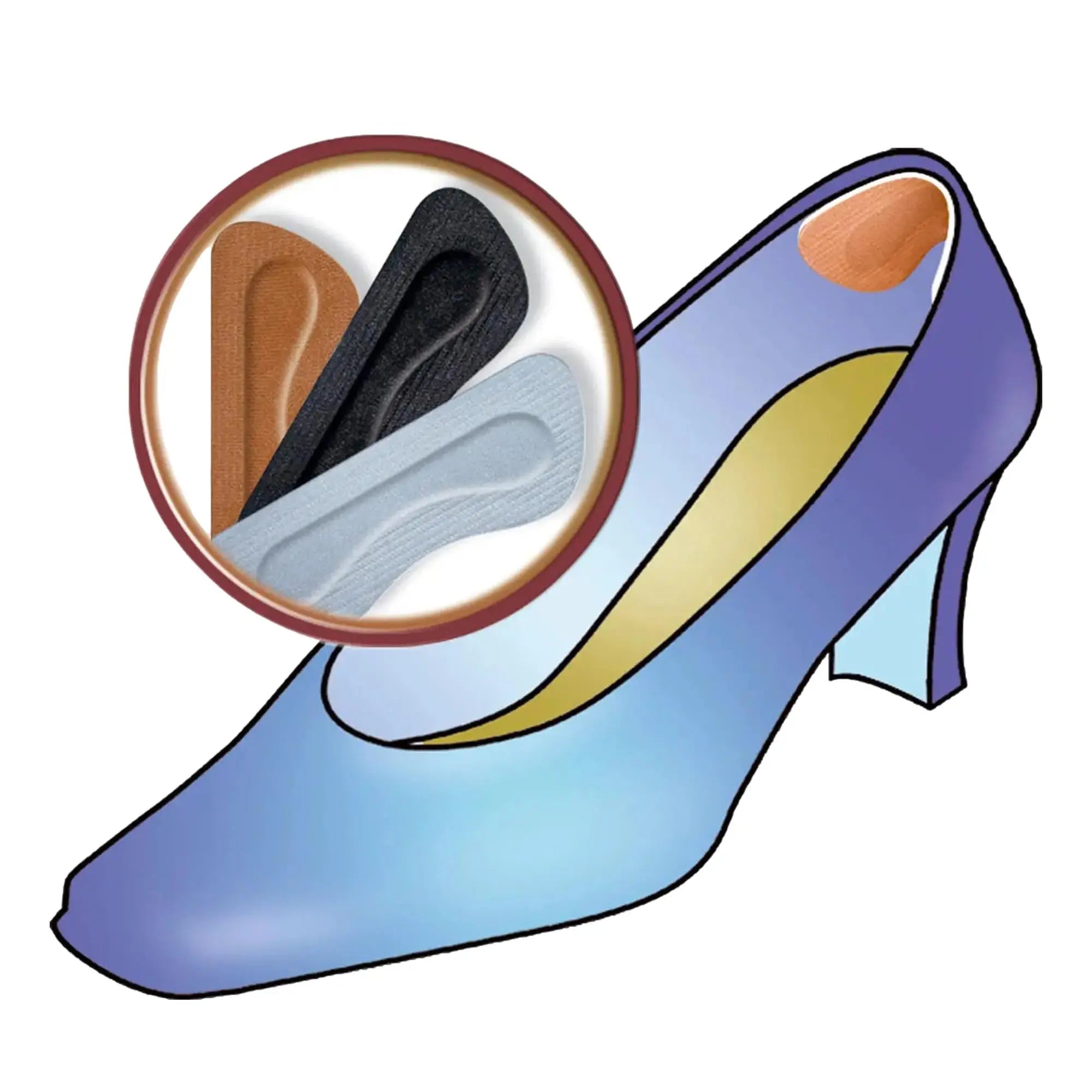 Protège bas tipitop - Prévient des ampoules - Microfibres - 3 tailles disponibles - My Podologie