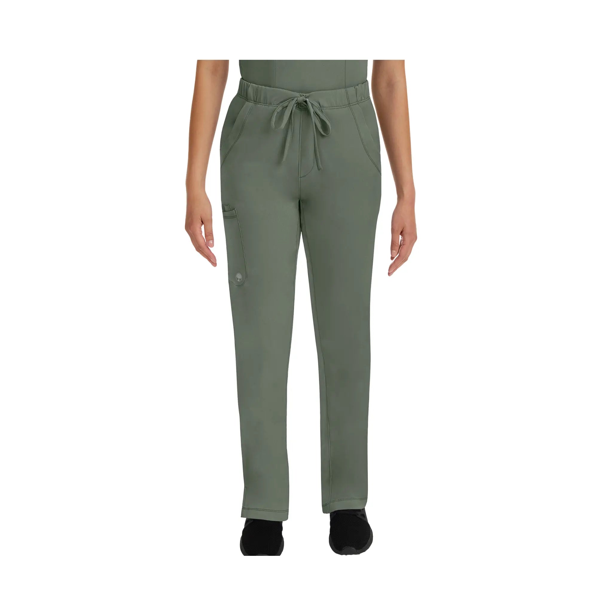Rebecca - Pantalon évasé avec cordon de serrage - Femme - Healing Hands - Couleur 2 Healing Hands  Olive / 3XL