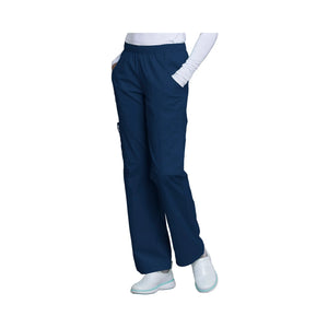 Roubaix - Pantalon large taille moyenne - Femme - Cherokee Cherokee Authentic Workwear  Bleu-Marine-XXXL