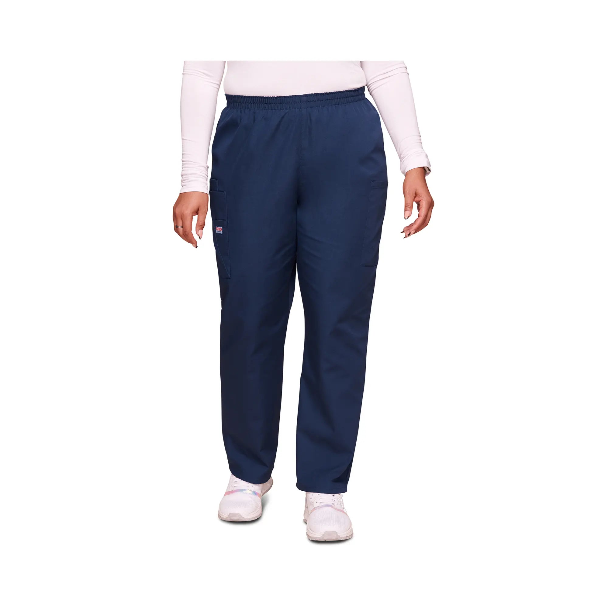 Seignosse - Pantalon cargo médical - Femme - Cherokee - Couleur 2 Cherokee Authentic Workwear  Bleu-Marine-XXXL