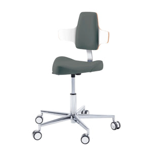 Siège praticien - TRIANGLE - Ruck - Ressort à Gaz Long Ruck  Pierre-Dossier-Napo-CPL-Blanc