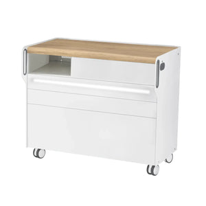 Unité de Podologie "Room Move" - Taille L - Ruck Ruck  Chêne-3-avec-LED-compartiment-micromoteur-à-gauche