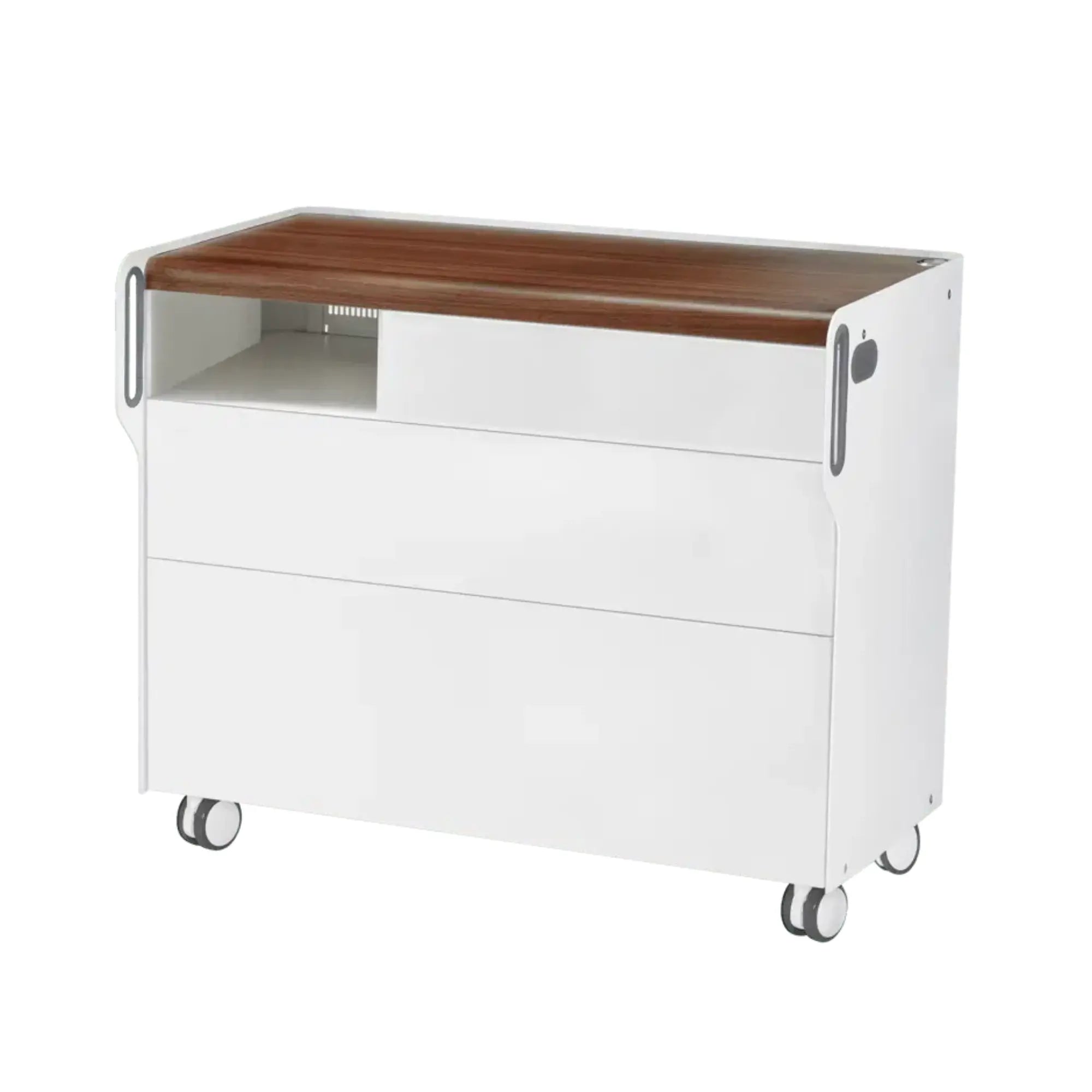 Unité de Podologie "Room Move" - Taille L - Ruck Ruck  Noyer-2-compartiment-micromoteur-à-gauche-Cercle-X