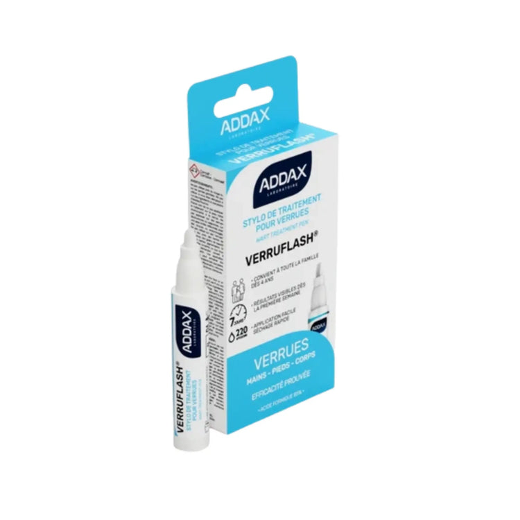 VERRUFLASH® Stylo - Traitement Verrues mains, pieds et corps - 3 ml - Laboratoire Addax Laboratoire Addax 