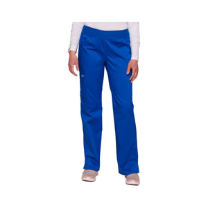 Villeurbanne - Pantalon droit taille mi-haute - Femme - Cherokee Cherokee Authentic Workwear  Bleu-Roi-3XL